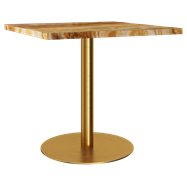 Gold Halo Cafe Table